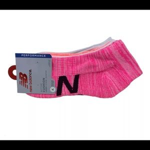 New Balance New Women's Performance 6 Pair Active Cushion Shoe Size 4-10 Socks